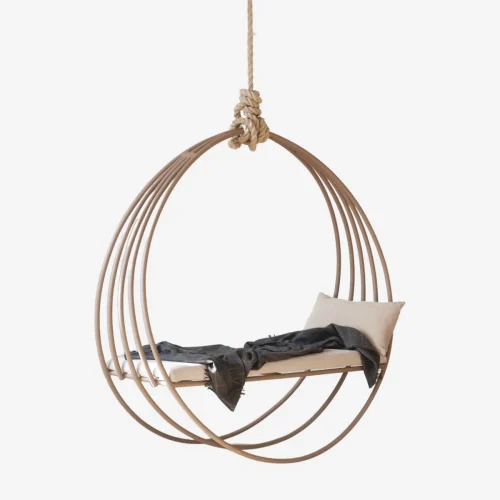 Hanging outdoor bed
